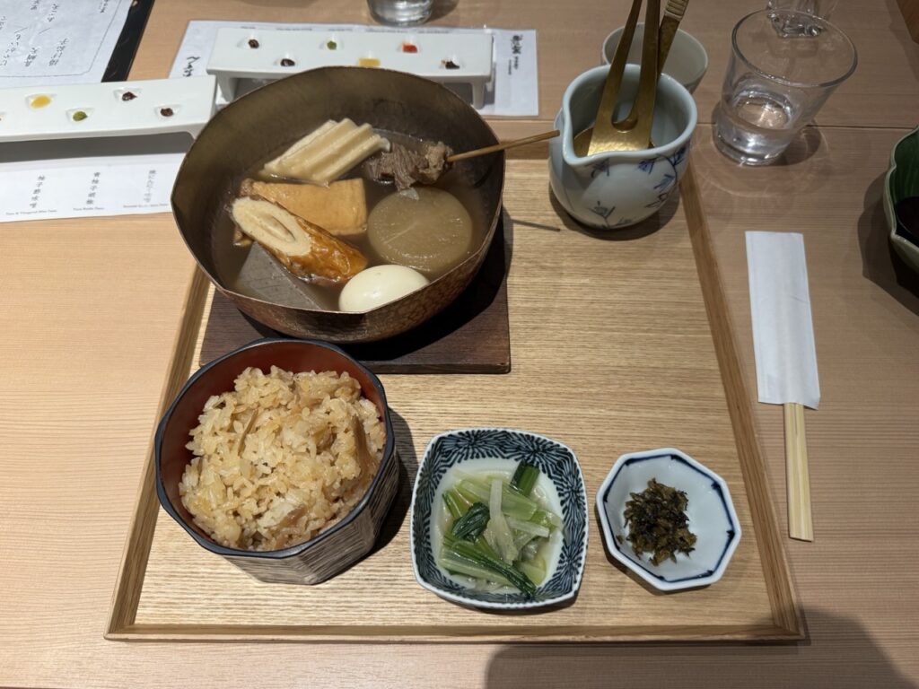 茅乃舍 關東煮套餐