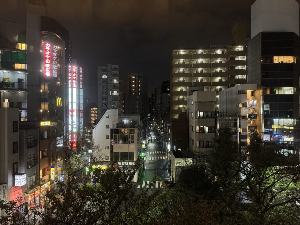 JR東日本駒込METS酒店房望出窗外景色