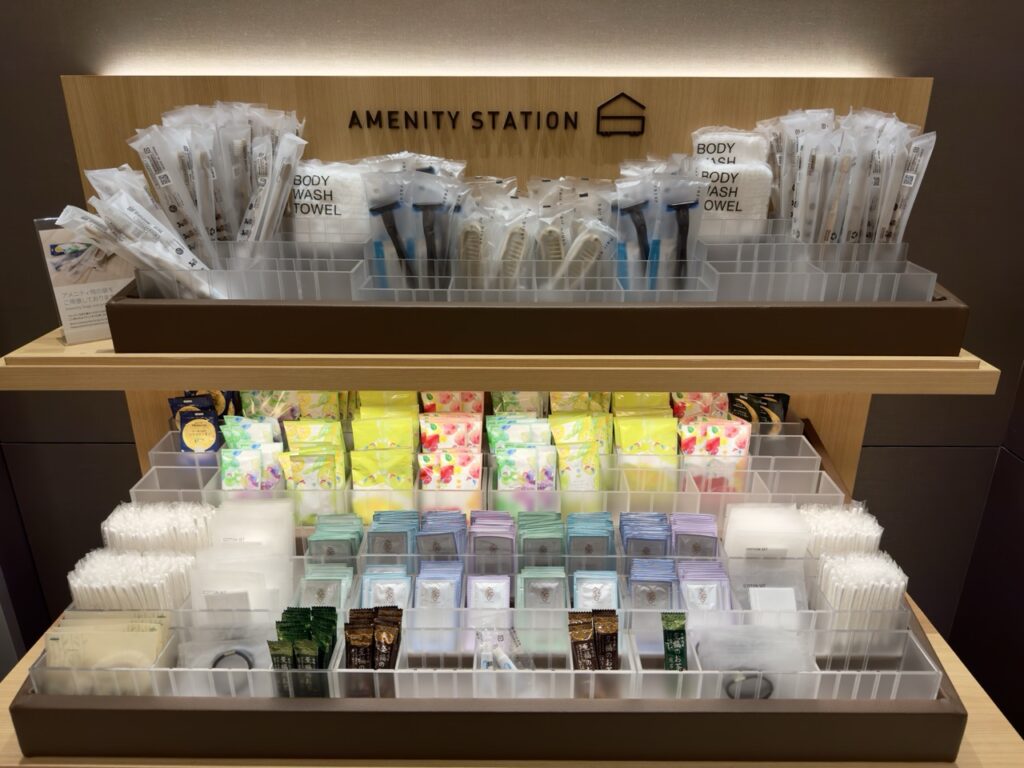 JR東日本駒込METS酒店 各式各樣一次性替用品