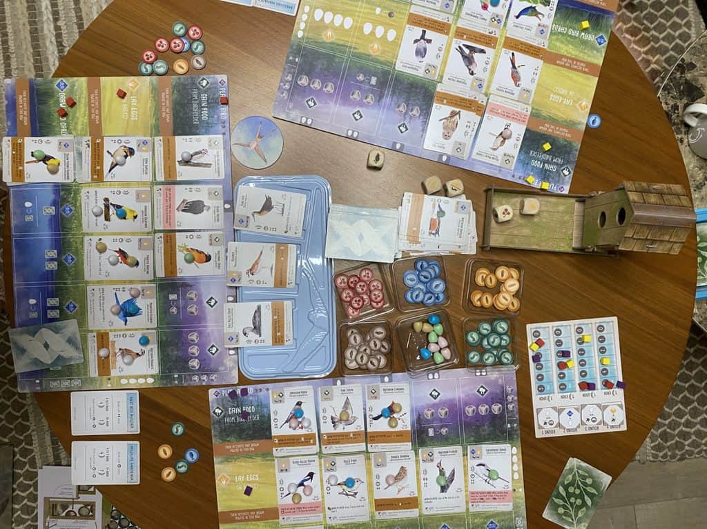 Wingspan 遊戲過程中-1